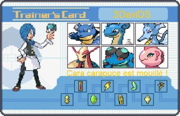 My Trainer's Card aquatique