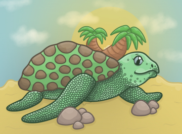 Pawgust Day 1 ~ Turtle 