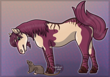 Amethélia et Mascotte ~ 1er dessin