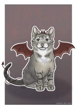 Commande ~ Chat démoniaque