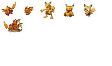  la grande famille de pikachu