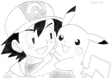 Mon fidèle pikachu et moi meme!