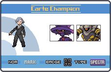 Ma carte Champion