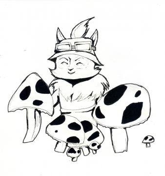 Inktober ( yordles party )