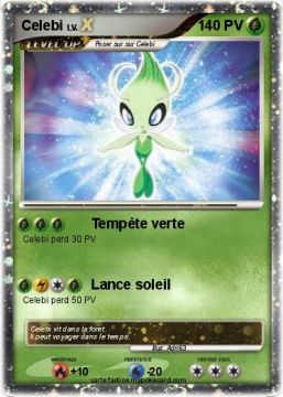 MA PREMIERE CARTE POKEMON