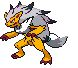 Zoroark or et argent