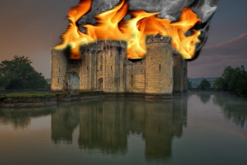 Chateau qui brûle