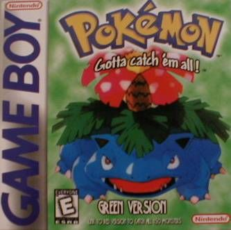 Pokemon version verte sur GB color ...