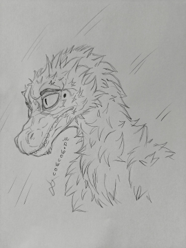I love the Raptor Sketchart