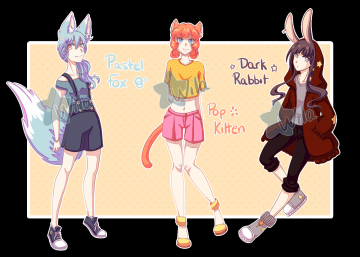 [Adopts] Kemonomimi girls
