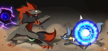 Zoroark vs Lucario