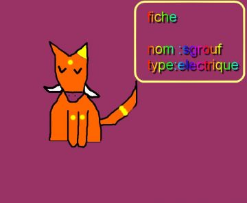 Pokémon inventé : sgrouf 