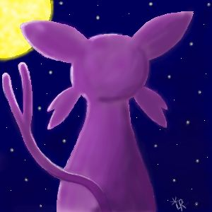 Mentali admire la lune
