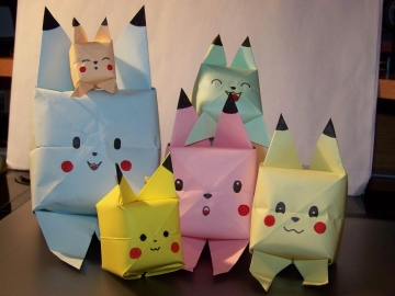 Origami Pikachu