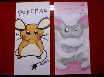 ACEO Party : Dedenne et Pashmilla