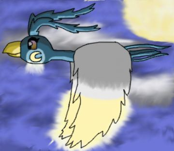 Mon Pokésona Altaria dans la nuit