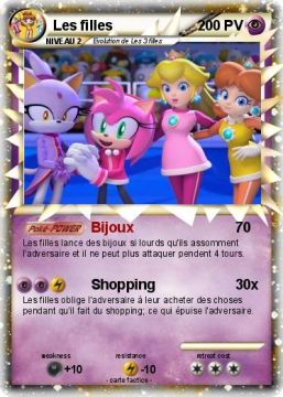 Carte poké fille 
