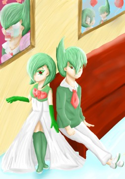 Nadeshiko et Nagihiko [line : °Vampire°  colo: ~Soleil~ ]