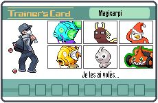 Trainer's Card