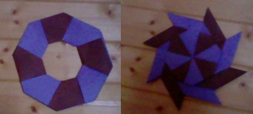 Collection Noël 2012 - Origami n°1 : Shuriken Magique