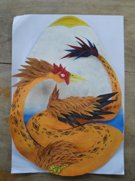 Cocorico, je suis un collage!