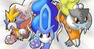 Pokésie de bébé chien légendaire