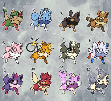 Zorua Mixes Set