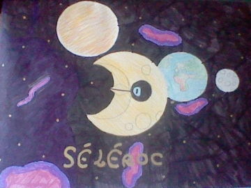 Séléroc shiny dans l'espace o: