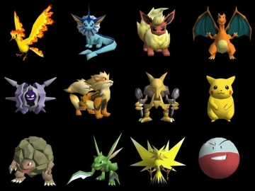 pokémon en 3d