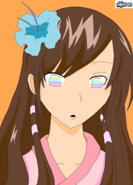 Fille à fleur V2.
