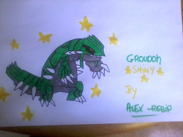 ~Groudon Shiny By Alex -Rebip~