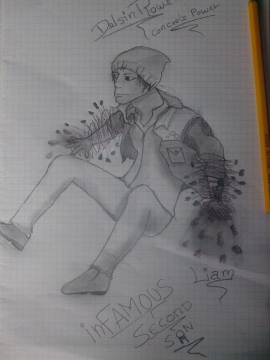 Un dessin réellement Finit: Delsin Rowe ! :)