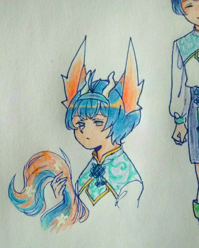 Oc eliomimi ref yeux ouverts