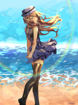 Serena et Un gijinka Feunnek