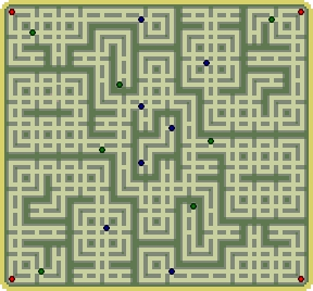 Carte des souterrains de Sinho