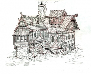 Inktober - Home of Alchemy