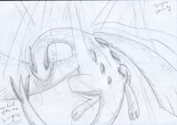 Lugia (esquisse)