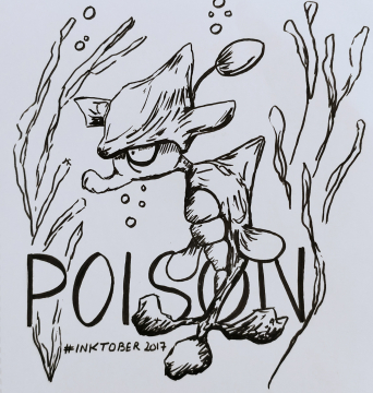 Inktober 3 : Poison