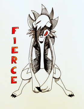 Inktober 14 : Fierce