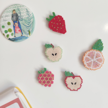 Fruits et légumes en perles Miyuki