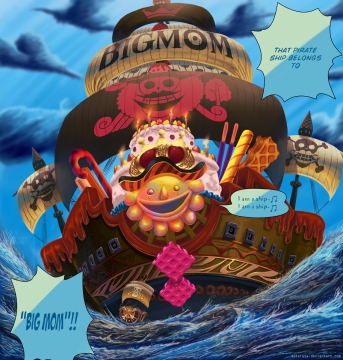 Le vaiseau pirate de Big Mom - One Piece