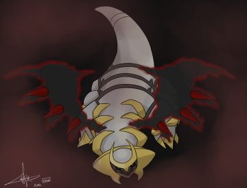 Pokémon Dessinez Les Tous Challenge 033 - #487 - Giratina forme alternative
