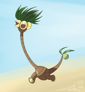 Pokémon Dessinez Les Tous Challenge 086 - #103 - Noadkoko (Alola)