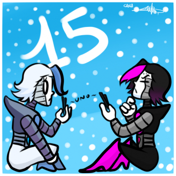 Commission : Calendrier de l'avent Mettablook ~ 15 décembre