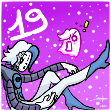 Commission : Calendrier de l'avent Mettablook ~ 19 décembre