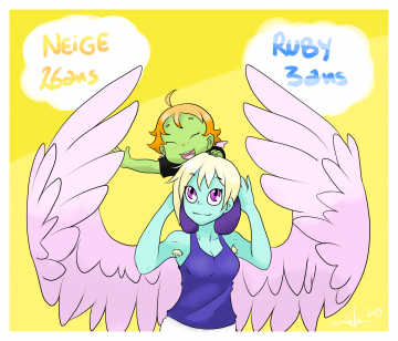 Neige, 26 ans - Ruby, 3 ans
