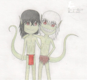 Mes deux petits pervers en chibi :)