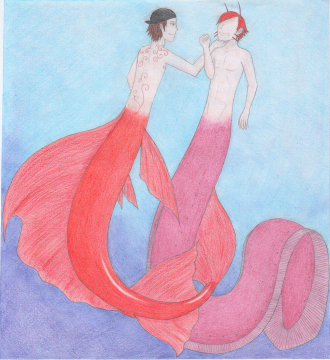 Illustration + chibis sirènes