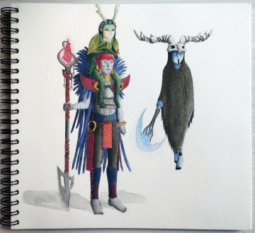 Des fanarts de l'Arcane Order et autoportrait