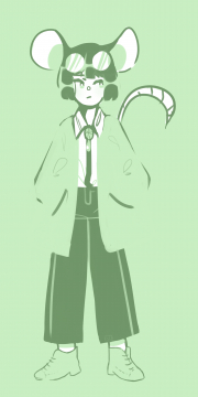 One colour again